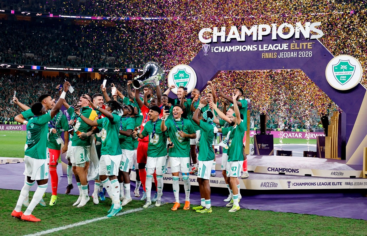 Sauditas do Al-Ahli, com 10, revalidam título na `Champions` asiática