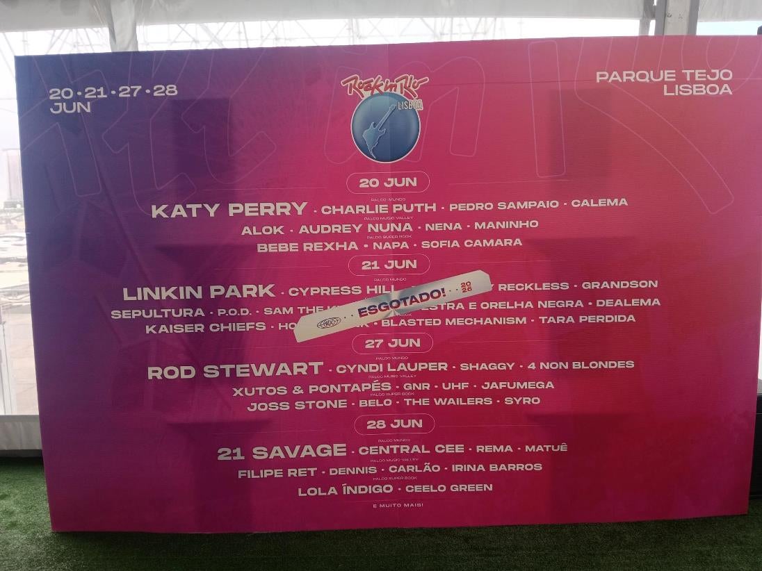 Rock In Rio.  Plano de mobilidade para acesso ao festival de Lisboa