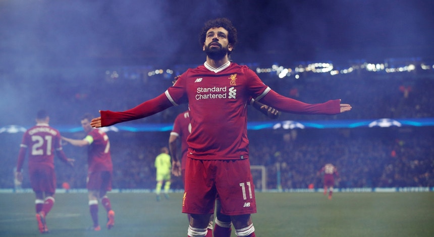 Salah voltou a marcar ao Manchester City

