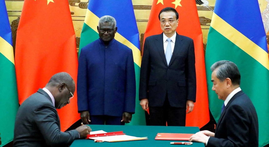 Pequim espera conseguir um acordo com várias ilhas do Pacífico semelhante ao que foi assinado em maio de 2022 com as Ilhas Salomão. 
