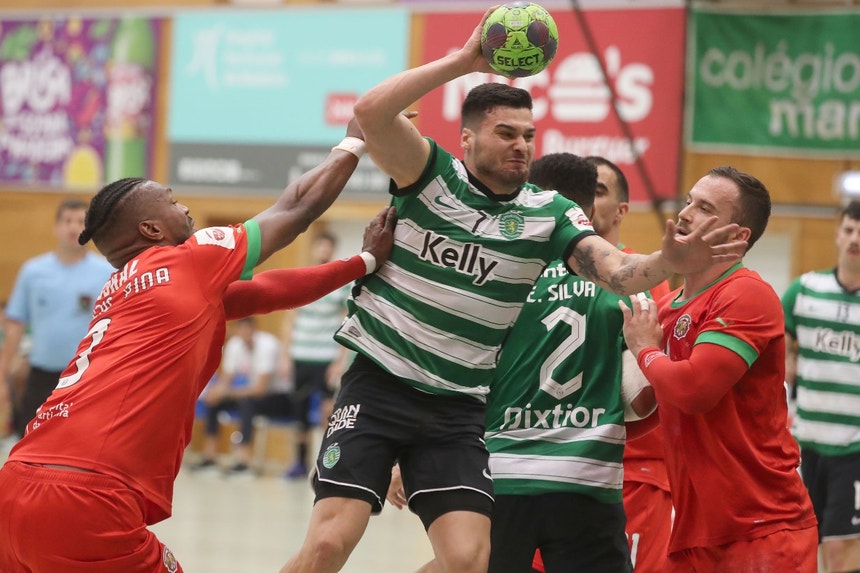 Sporting num jogo contra o Marítimo da época passada
