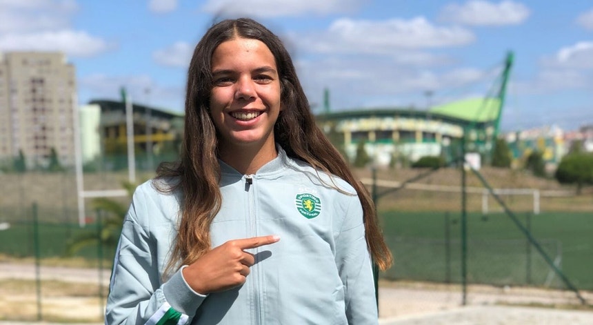 Andreia Jacinto prolongou o contrato com o Sporting
