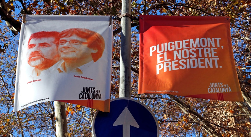 Sànchez dirigiu até ao passado mês de novembro a organização independentista Assembleia Nacional Catalã. Está preso desde outubro
