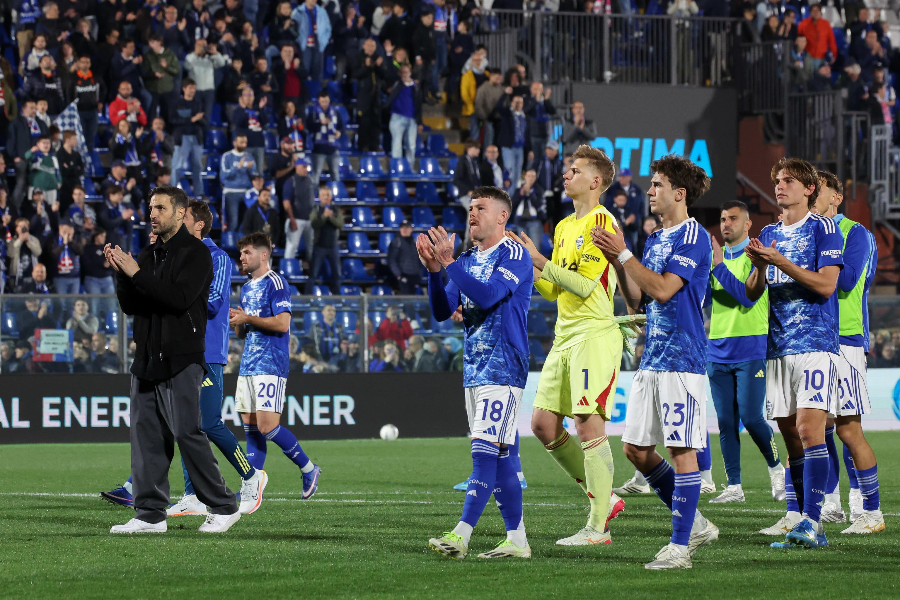 Inter Milão reforça liderança com vitória sobre Como numa `chuva` de golos