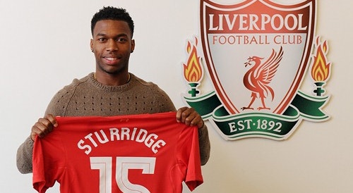 Daniel 
Sturridge transferiu-se para o Liverpool
