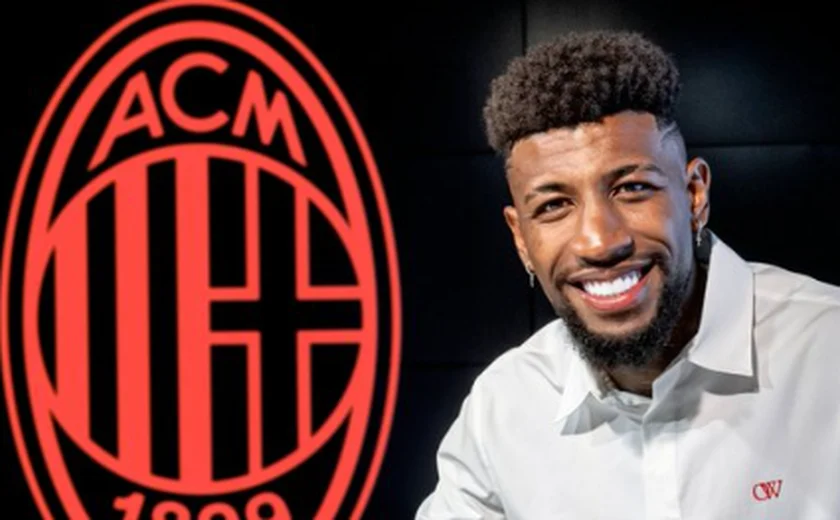 Emerson Royal veste a camisola dos "rossoneri"
