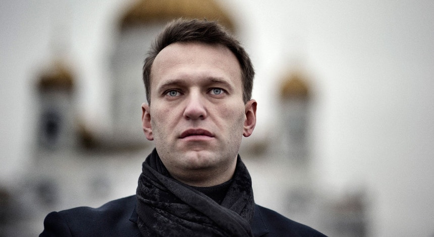 Alexei Navalny foi detido no regresso à Rússia
