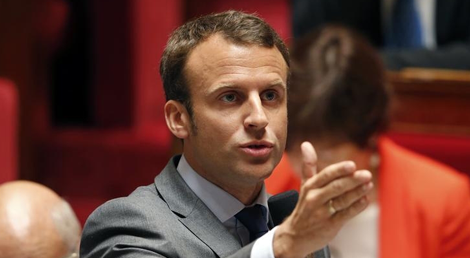 Emmanuel Macron, ministro da Economia de França, a 9 de junho de 2015 na Assembleia Foto: Reuters