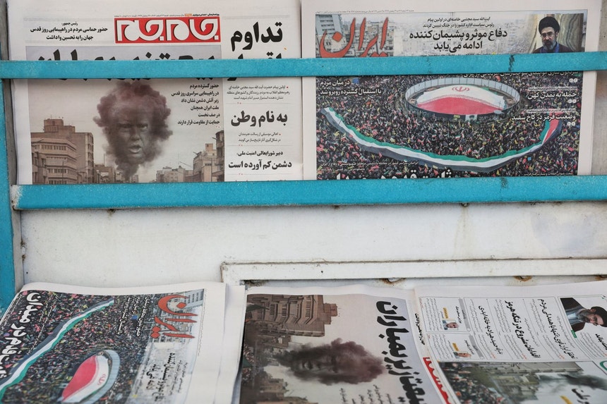 Imagem de Irão ameaça EUA para retaliação. Trump afirma que alvos militares na ilha de Kharg foram 