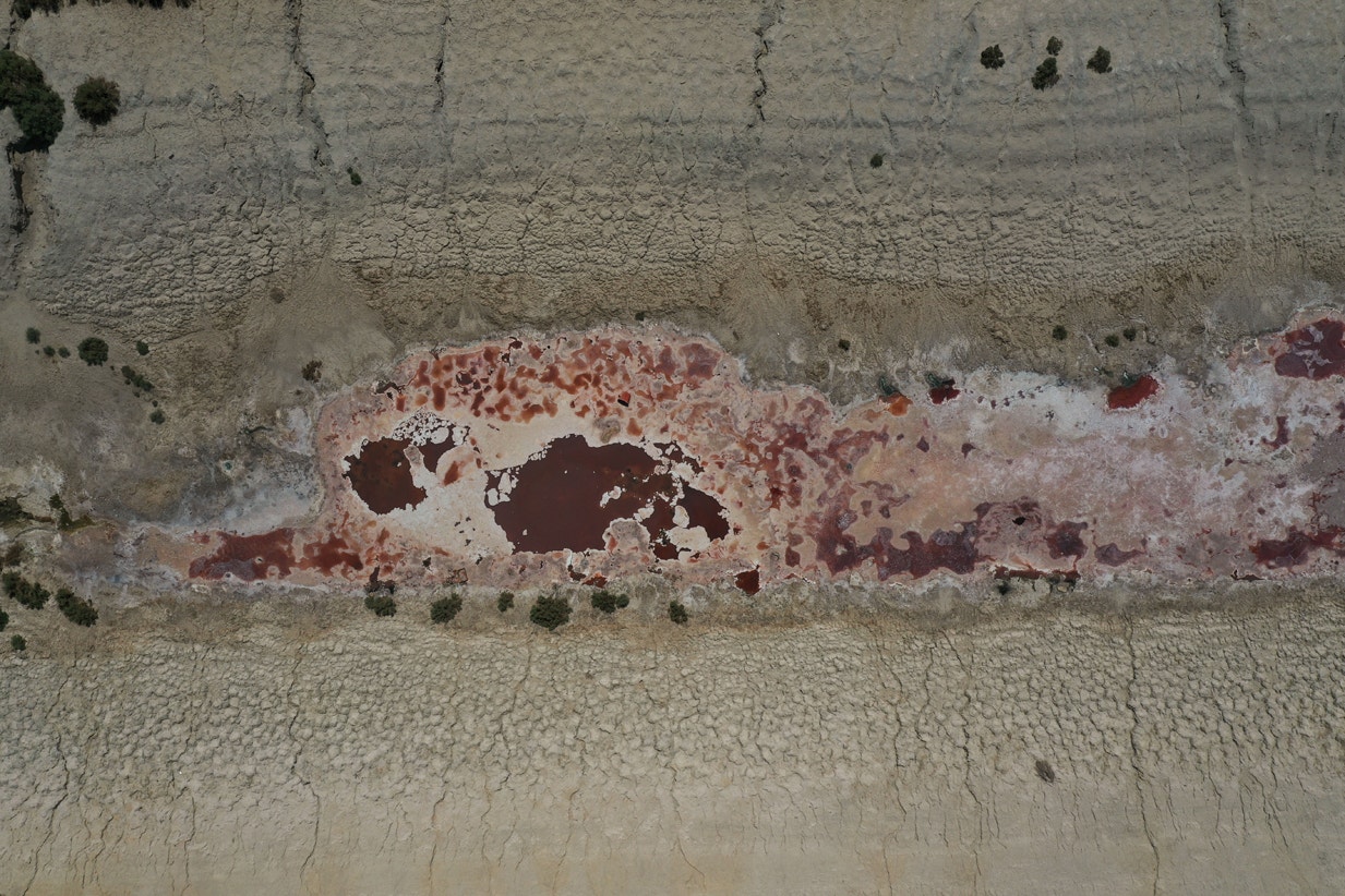  Canal quase evaporado perto de Salton Sea | Aude Guerrucci - Reuters 