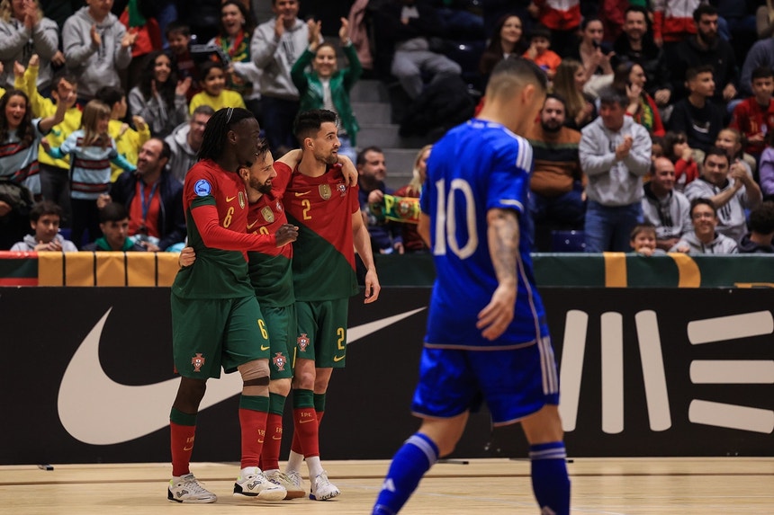 Imagem de Portugal pouco inspirado bate Eslovénia na preparação para o Europeu de futsal
