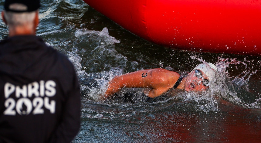 A atleta portuguesa
