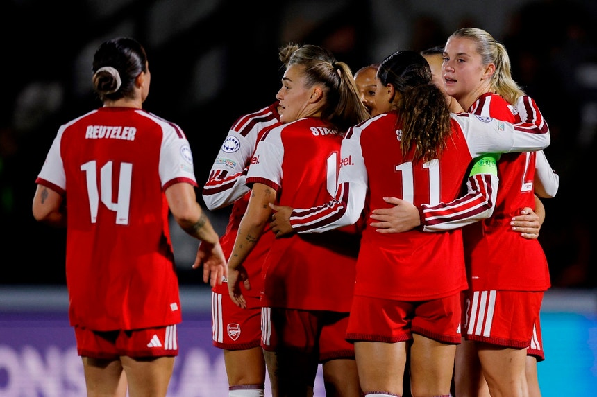 Imagem de Champions feminina. Arsenal 1 - 0 Benfica