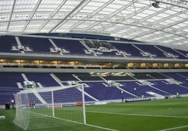 O estádio do Dragão acolhe o jogo de amanhã
