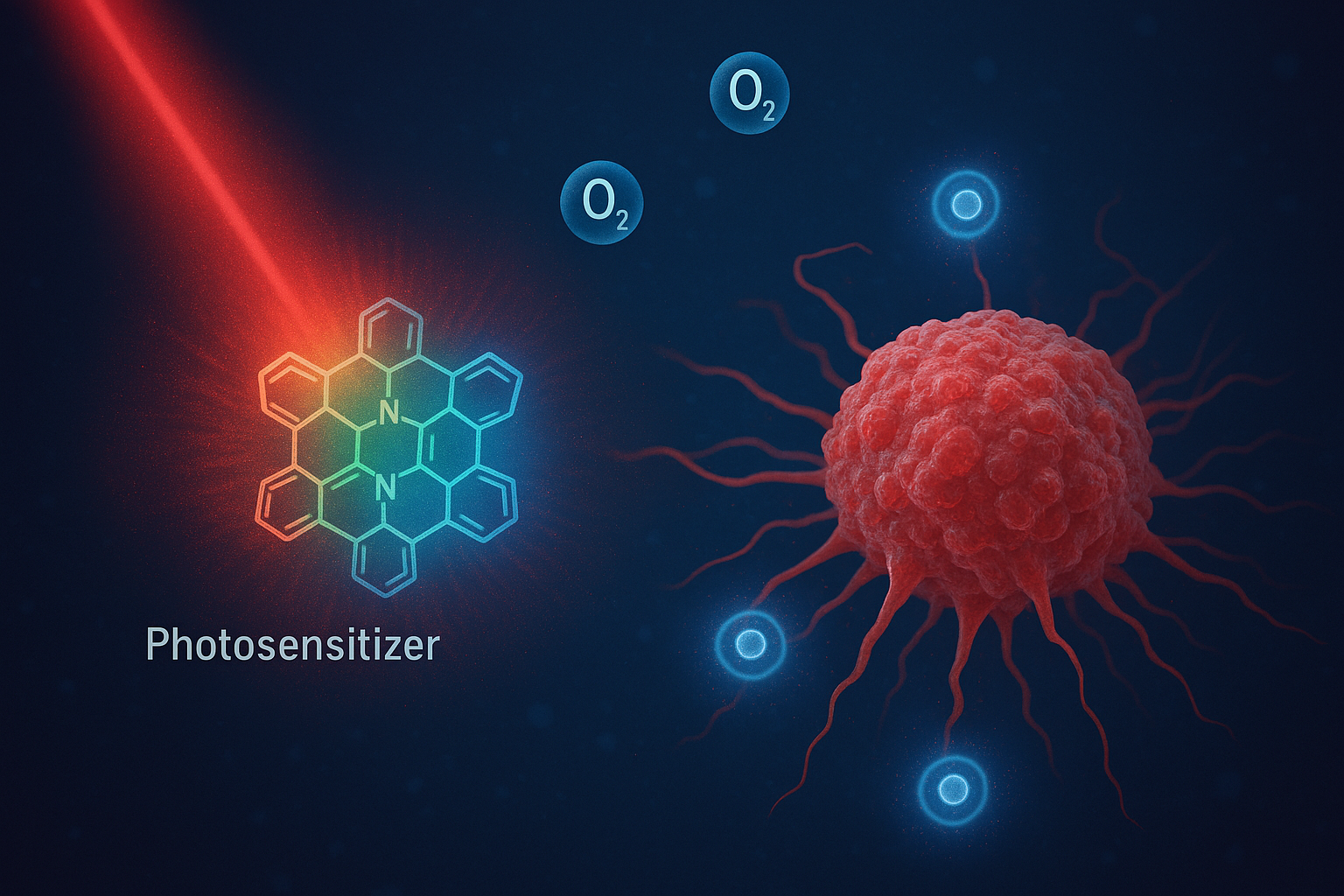 Photodynamic molecule used as a weapon against cancer