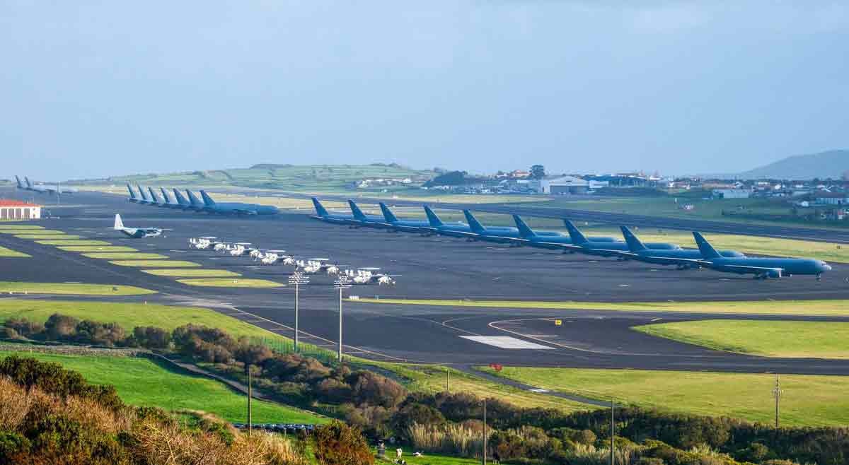 Lajes Base receives a US MQ-9 Reaper drone for the second consecutive night
