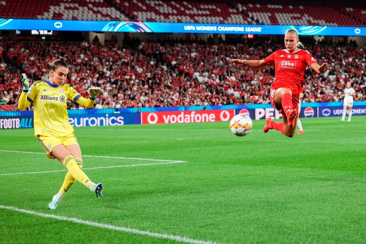 Champions feminina. Benfica 0 - 0 Bayern