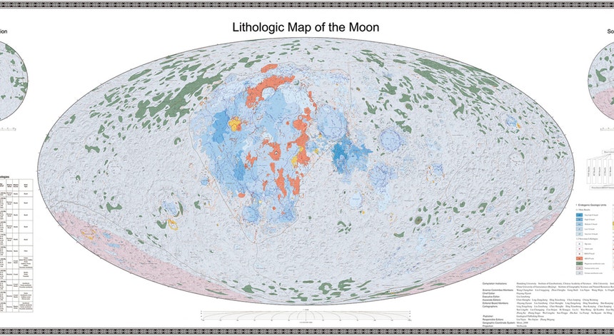 China publica primero atlas geológico da Lua em alta definição
