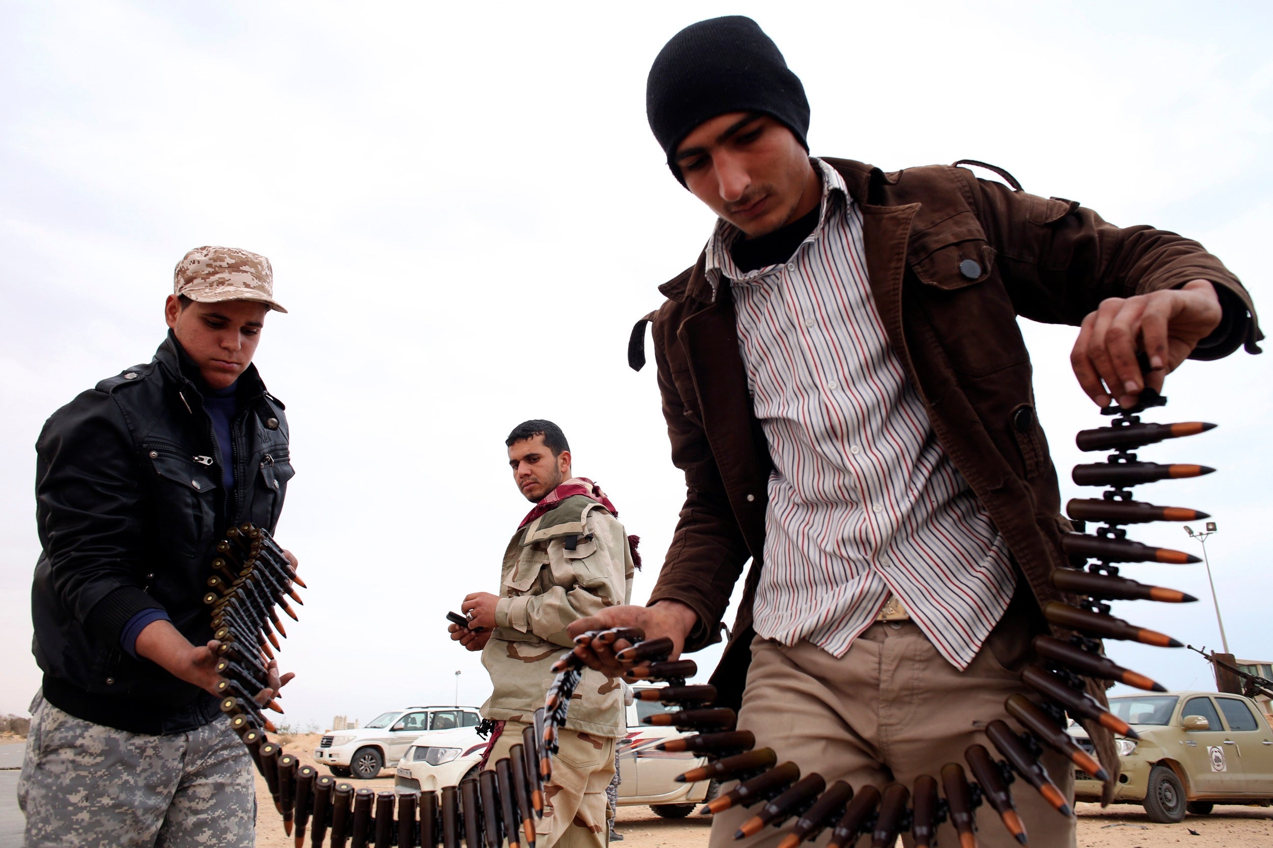Rebeldes recebem muni&ccedil;&otilde;es em Misrata, S&iacute;ria Foto: Reuters