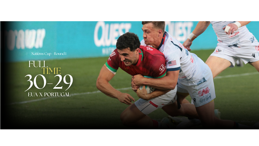 Portugal perde com Estados Unidos na estreia na Nations Cup de râguebi