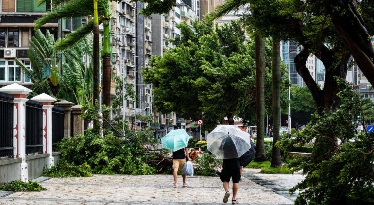 Macau aguarda com expetativa a passagem do tufão Saudel

