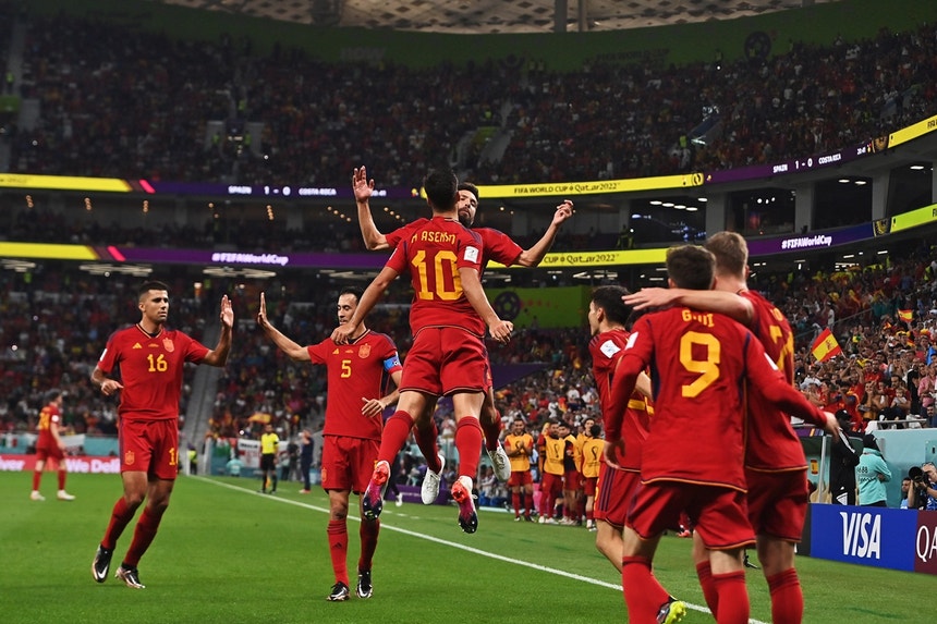 Espanha goleia Costa Rica por 7 a 0 na Copa do Catar