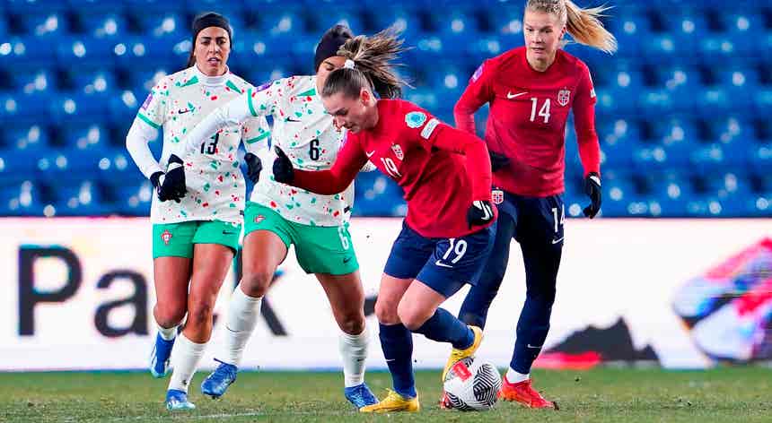 Portugal perde com Noruega e está quase despromovido à Liga das Nações B feminina