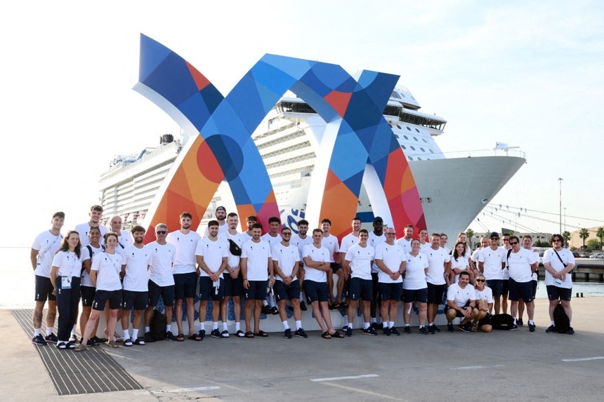 Taranto2026. Um navio cruzeiro transformou-se na surpreendente `Vila dos Atletas`