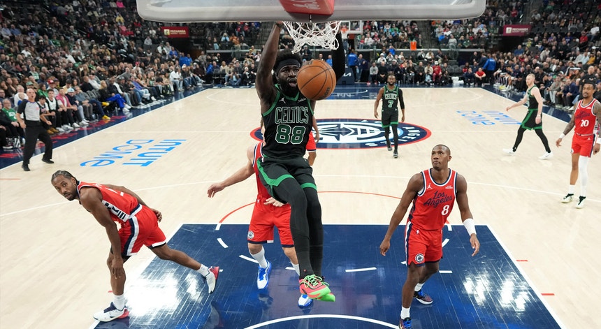 Imagem de Queta perto do ‘duplo-duplo’ em novo triunfo dos Celtics