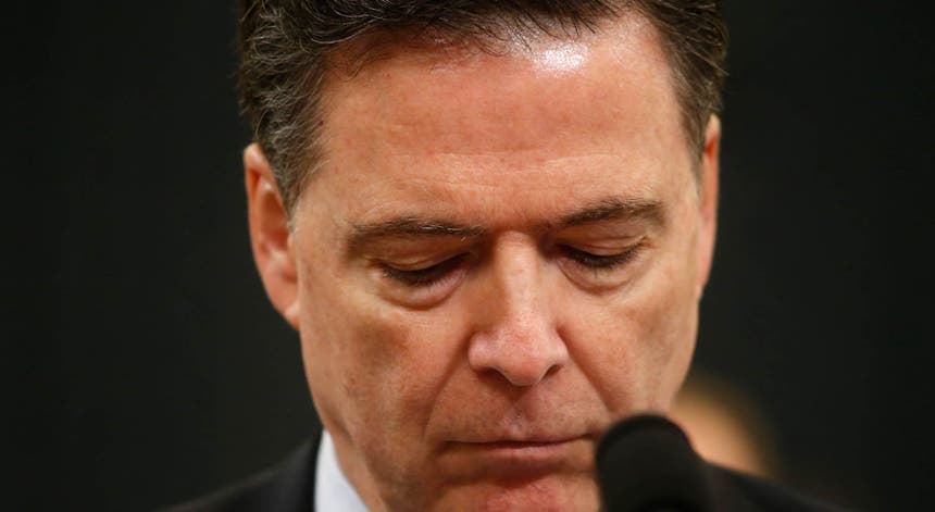 O ex-diretor do FBI, James Comey, documentou os encontros com Trump. Foto: Jonathan Ernst - Reuters O ex-diretor do FBI, James Comey, documentou os encontros com Trump. Foto: Jonathan Ernst - Reuters
