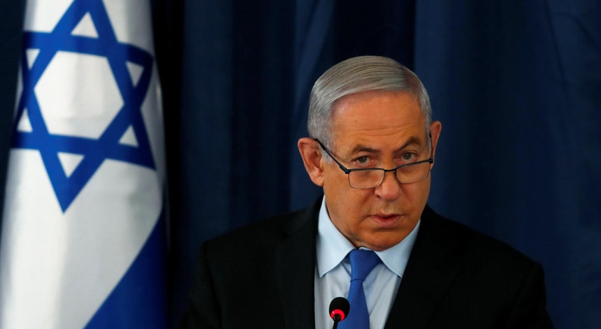 O primeiro-ministro de Israel, Benjamin Netanyahu, em 28 de junho de 2020
