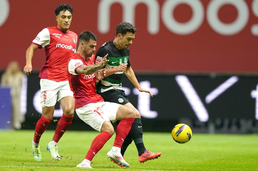 Pedro Gonçalves lesionou-se na partida em Braga
