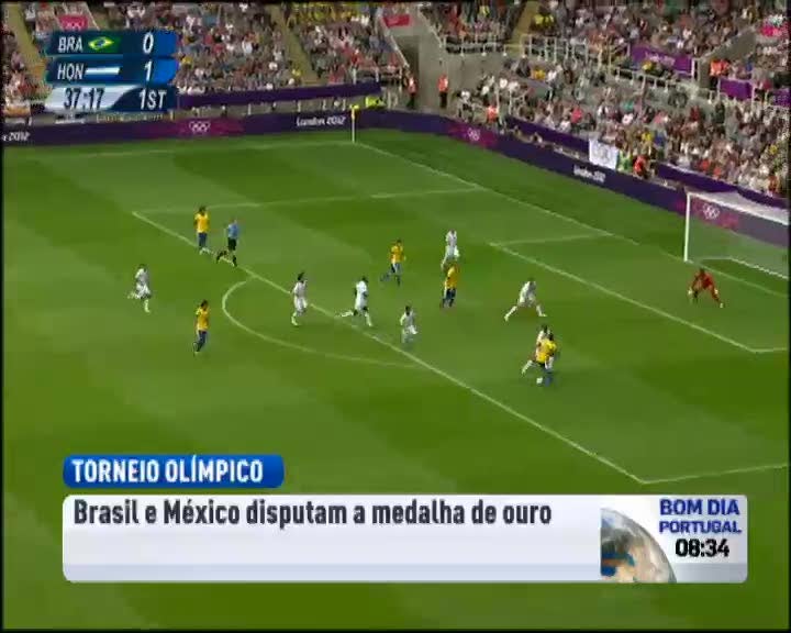 Brasil e México disputam a medalha de ouro em futebol
