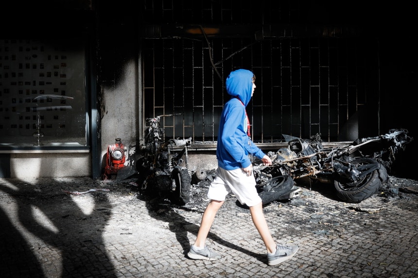 Imagem relacionada com a notícia: Tumultos Lisboa após a morte de Odair
