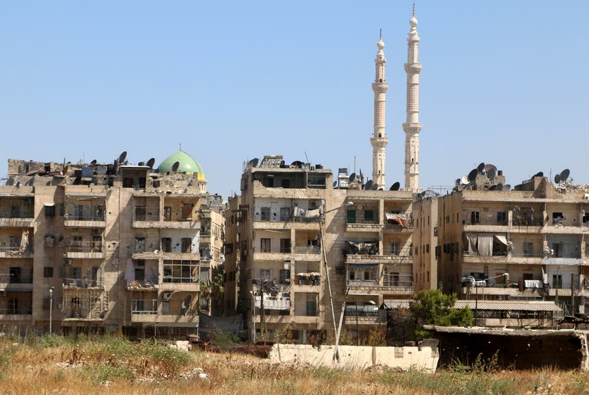 O corredor de Bustan al-Qasr só foi usado por 12 habitantes de Aleppo antes de ser encerrado pelos militantes anti-Assad, afirmou o Observatório sírio dos Direitos Humanos Foto: Reuters