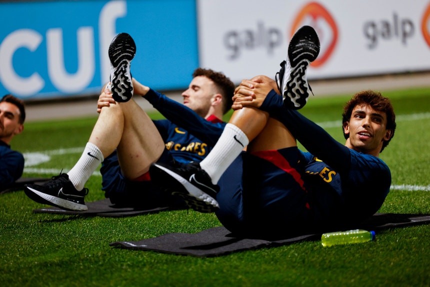 A equipa lusa continua a preparar o jogo com o Liechtenstein
