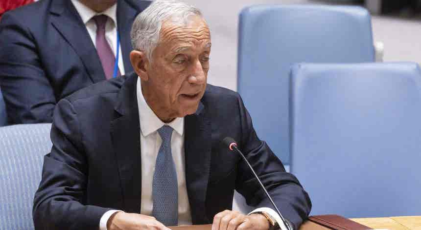 Marcelo no Conselho de Segurança. Portugal condena invasão "ilegal e imoral" da Ucrânia