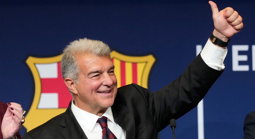 Imagem de Joan Laporta reeleito presidente do FC Barcelona