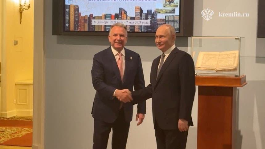 Steve Witkoff reúne-se no Kremlin com Vladimir Putin a 11 de abril de 2025 - Foto Kremlin/Reuters Steve Witkoff reúne-se no Kremlin com Vladimir Putin a 11 de abril de 2025 - Foto Kremlin/Reuters