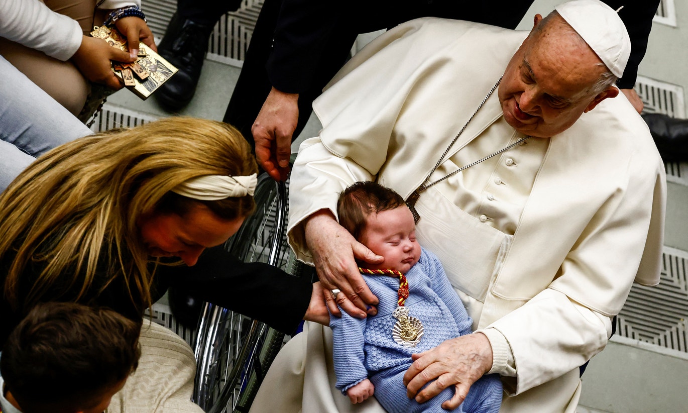 2025. Papa durante a tradicional audi&ecirc;ncia com os fi&eacute;is no Vaticano | Yara Nardi - Reuters 