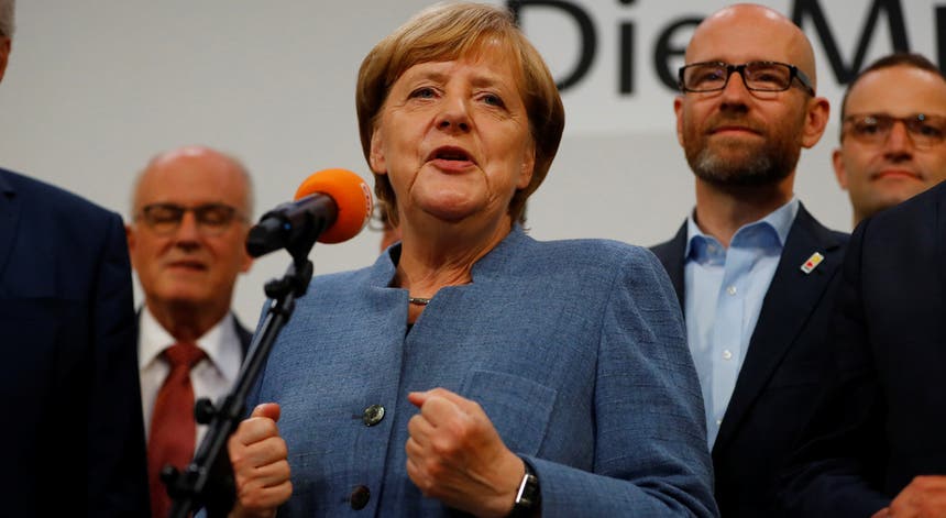 Merkel teve o pior resultado de sempre nas eleições de domingo. Foto: Kai Pfaffenbach - Reuters
