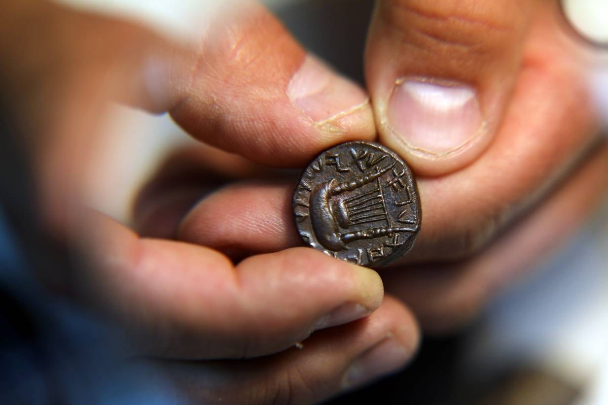  Moeda do "Cache de Bar Kokhba" | Ammar Awad - Reuters 