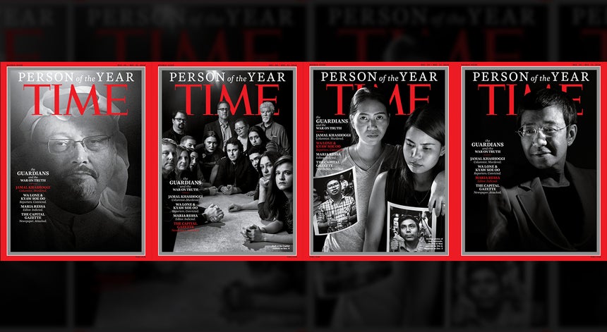 Os guardiÃµes e a guerra pela verdade. Personalidade do ano da Time vai para jornalistas