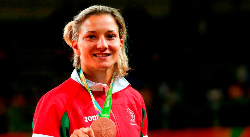 Telma Monteiro confessou que foi preciso coragem para ganhar a medalha no Rio2016
