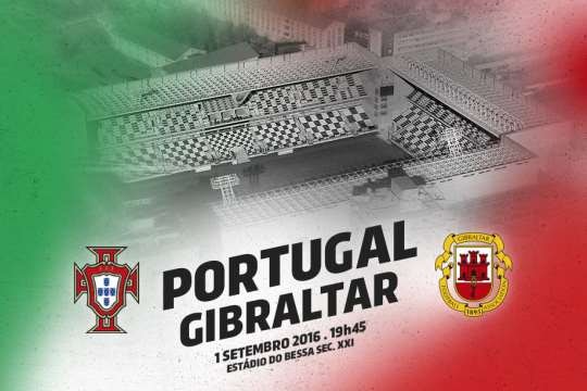 Portugal vai jogar com Gilbraltar
