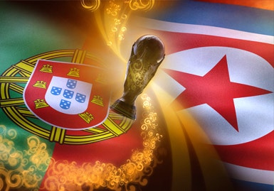 Imagem ilustrativa da notícia Portugal 7-0 Coreia do Norte (final)