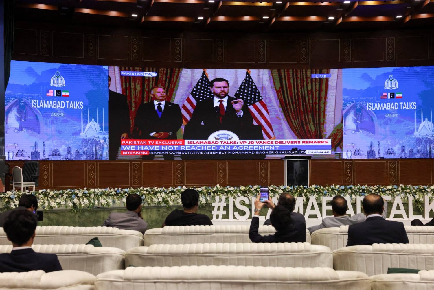 EUA abandonam as negociações em Islamabad e JD Vance regressa a Washington sem acordo