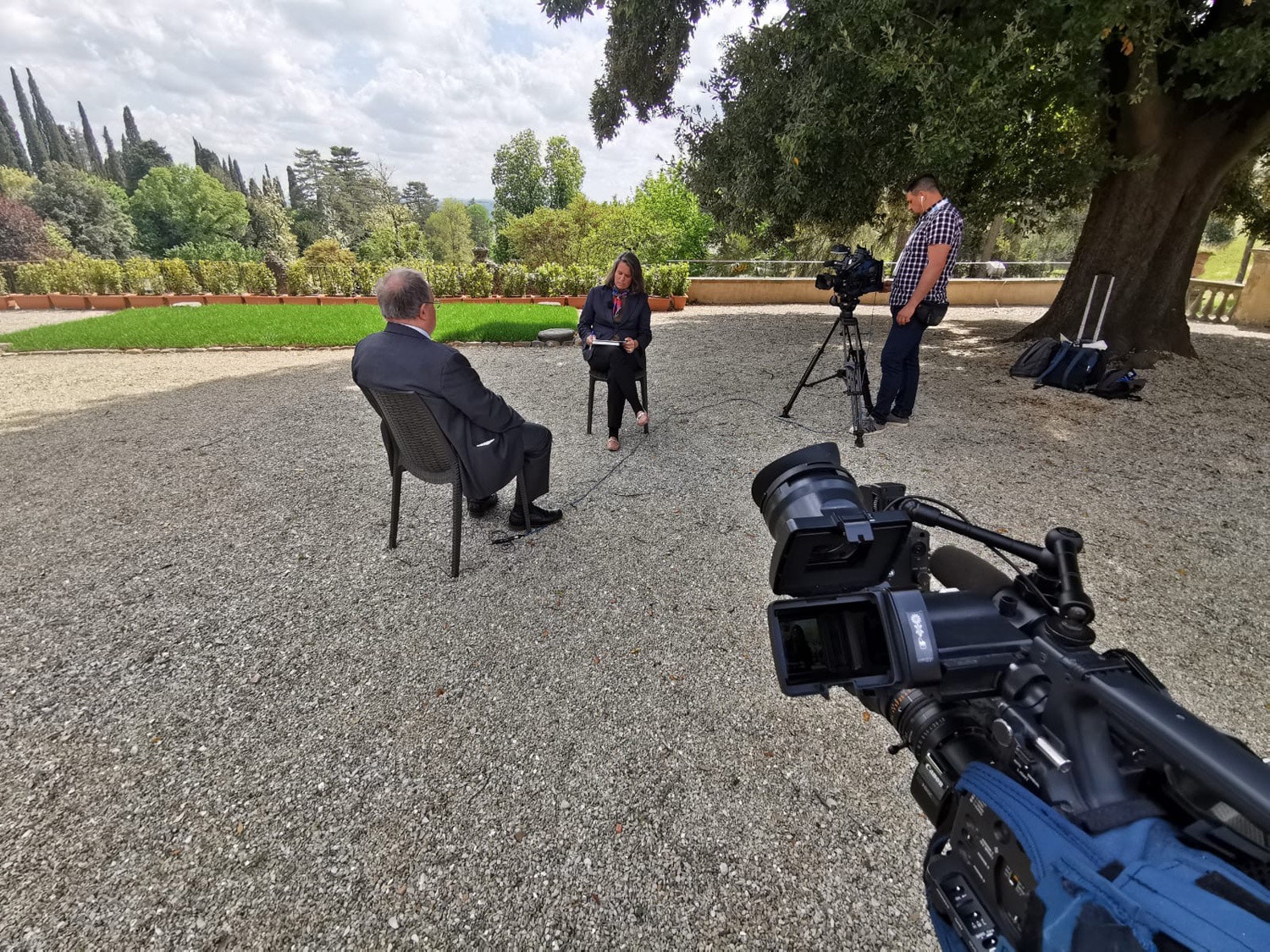  Afirmou ao Europa Minha que "falar de religi&atilde;o na Uni&atilde;o Europeia &eacute; tabu". Fonte: RTP Europa 