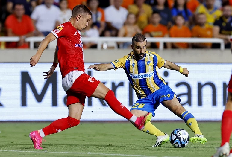 O APOEL ganhou em casa frente aos sérvios do Vojvodina
