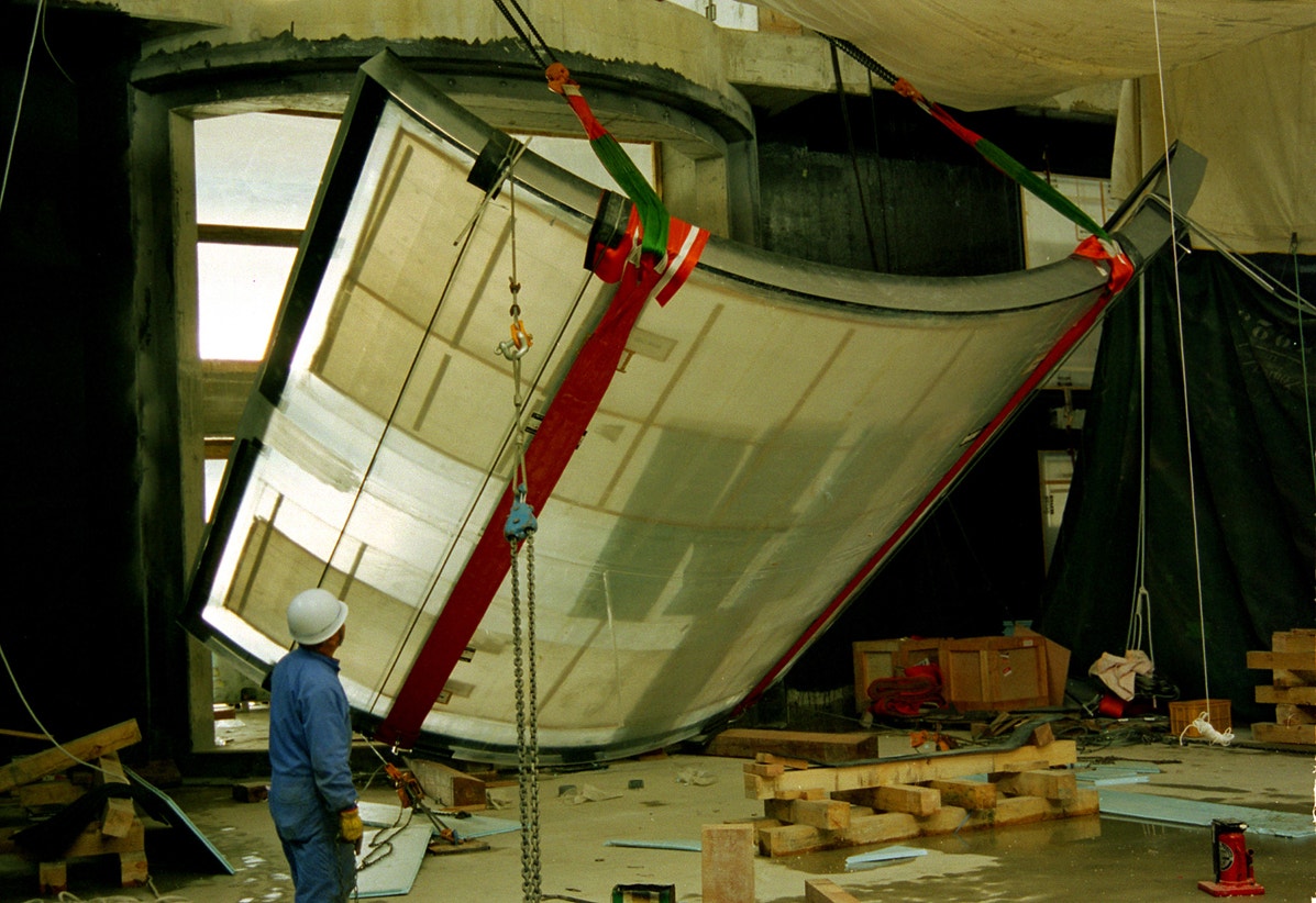  Montagem de acr&iacute;licos, 1996 | Ocean&aacute;rio de Lisboa 